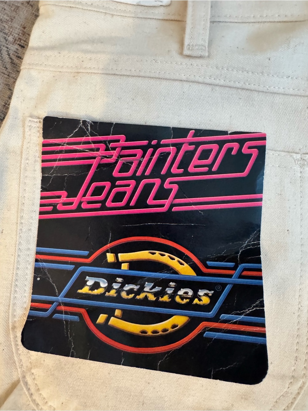 Dickies painter jeans old new stuff vintage. Made in USA.